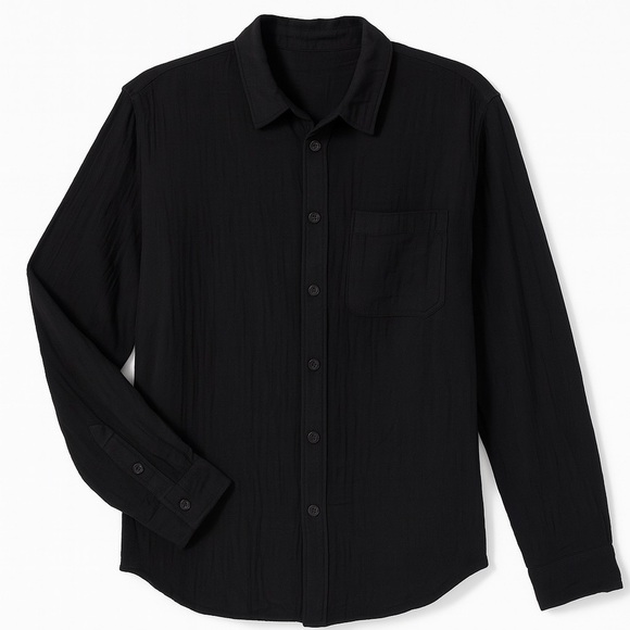 Universal Thread Tops - Universal Thread Women’s Black Button-Up Shirt Size XL